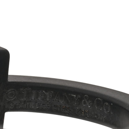Tiffany Black-Coated Stainless Steel T Square Ring 47 4 4 of 4