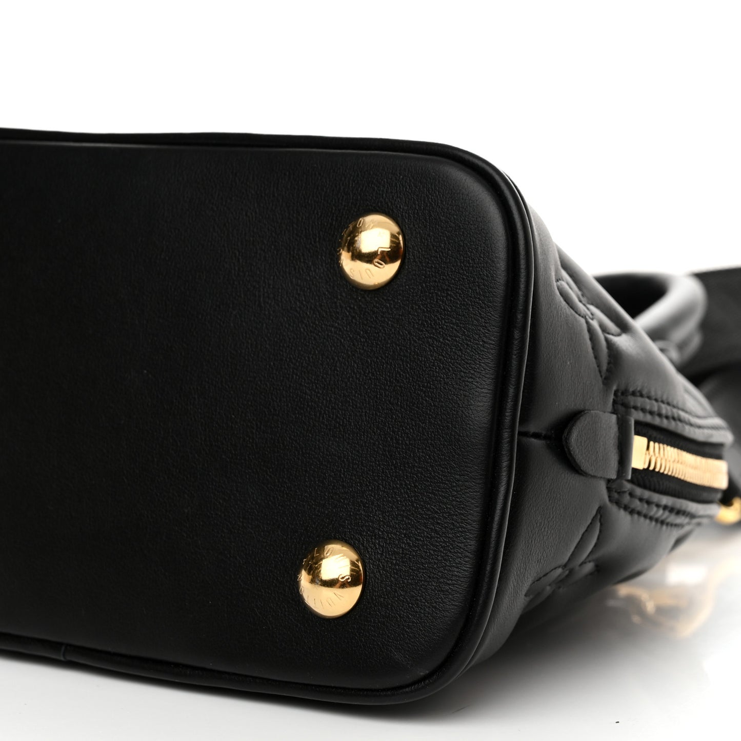 Calfskin Bubblegram Alma BB Black