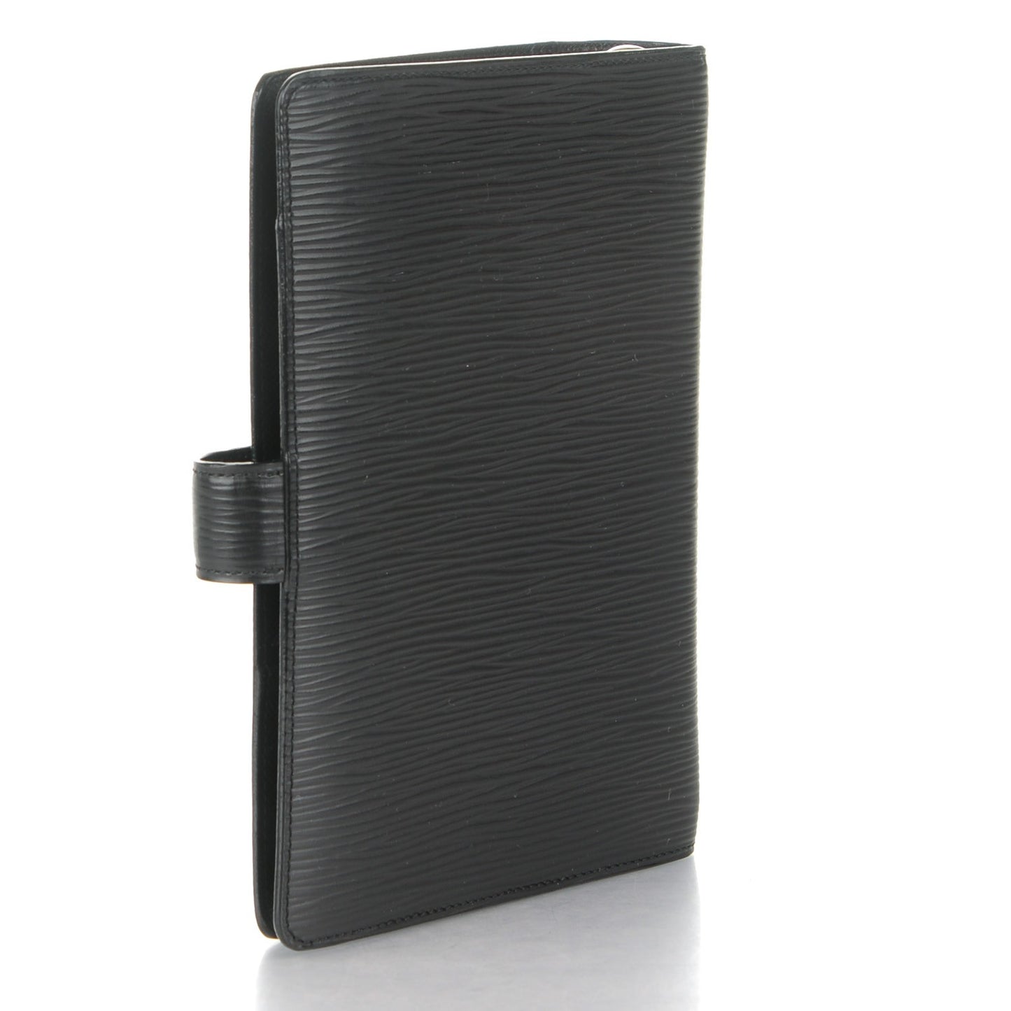 Epi Medium Ring Agenda Cover Black