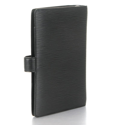 Louis Vuitton Epi Medium Ring Agenda Cover Black 3 of 8