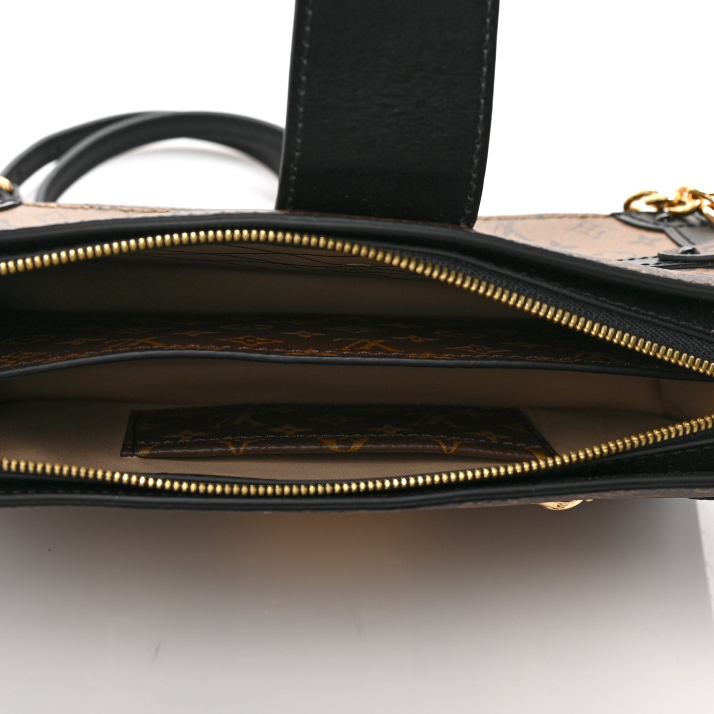 Reverse Monogram Trunk Clutch