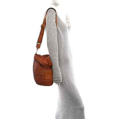 Loewe Raffia Mini Slit Tote Bag Honey Gold 2 of 10