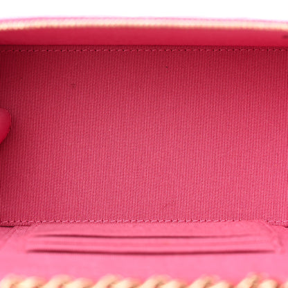 Chanel Caviar Quilted Small Vanity Case With Chain Pink 5 of 20