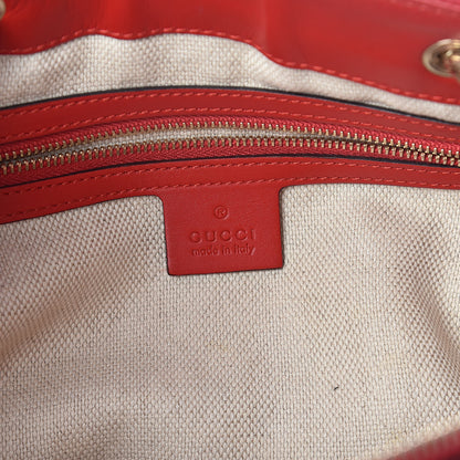 Gucci Monogram Valentine Tote Red 6 of 10