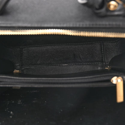 Chanel Caviar Quilted Medium CC Filigree Vanity Case Black 5 of 10