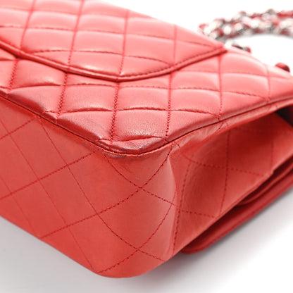 Chanel Lambskin Quilted Medium Double Flap Red 11 of 20
