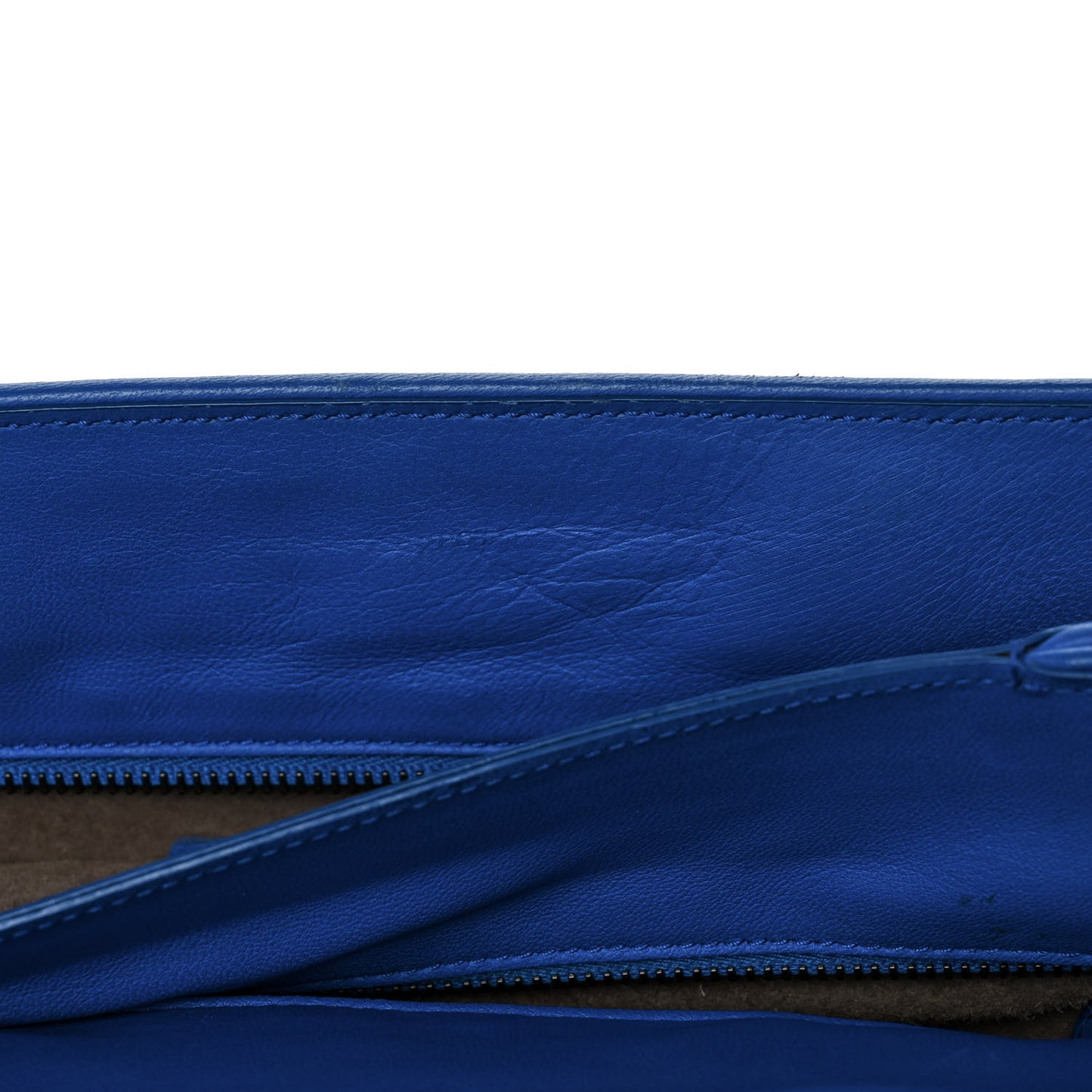 Nappa Intrecciato Small Accordion Tote Blue