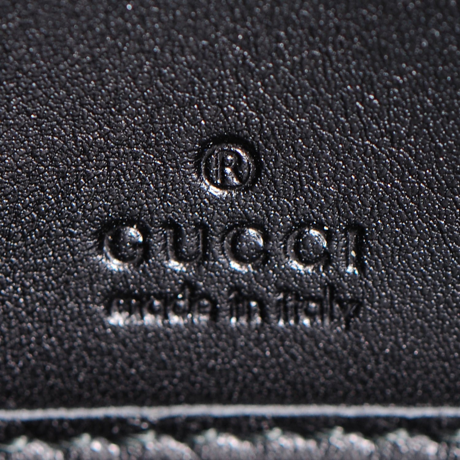 Gucci Guccissima Sukey Zip Around Wallet Black 6 of 6