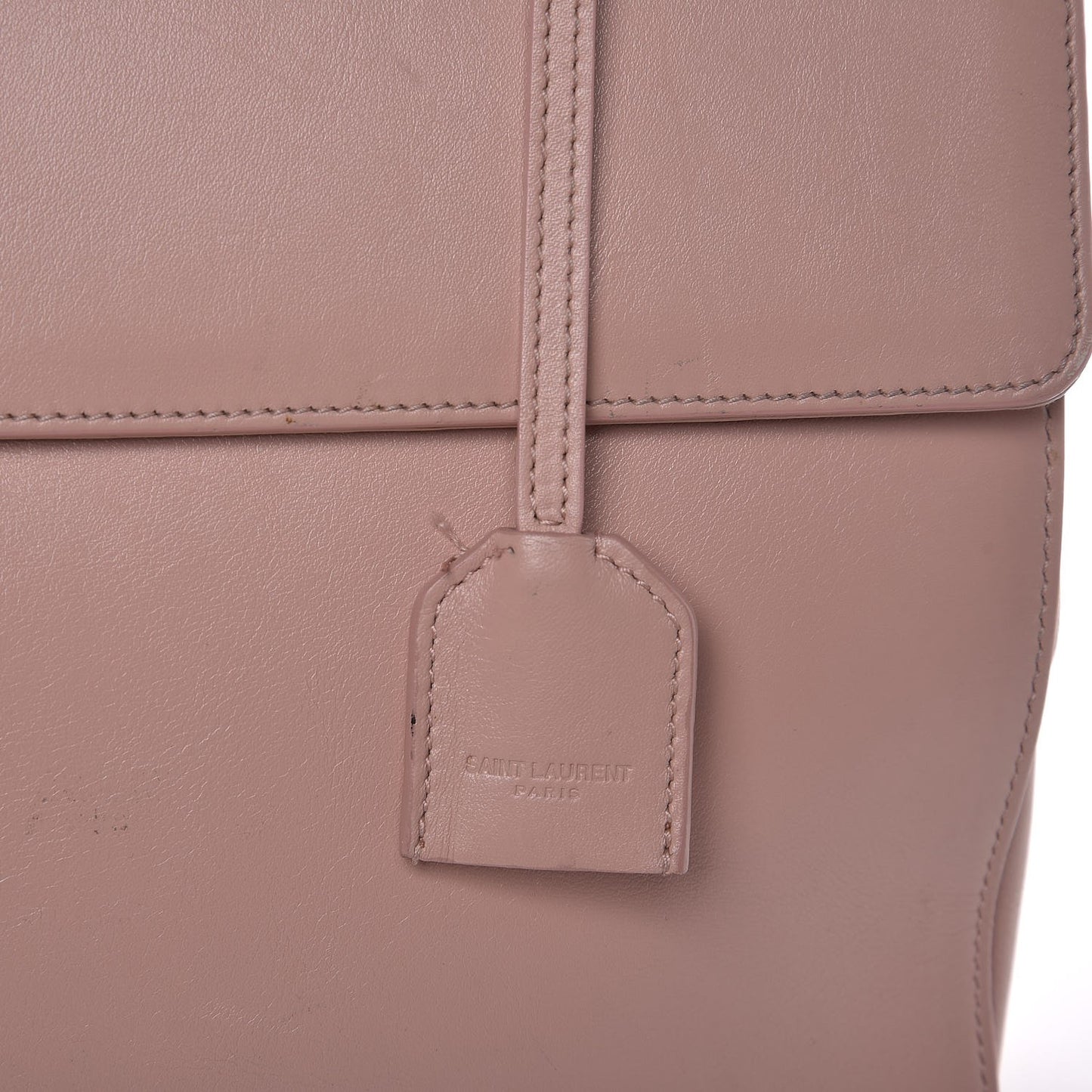 Calfskin Medium Moujik Top Handle Bag Pale Blush