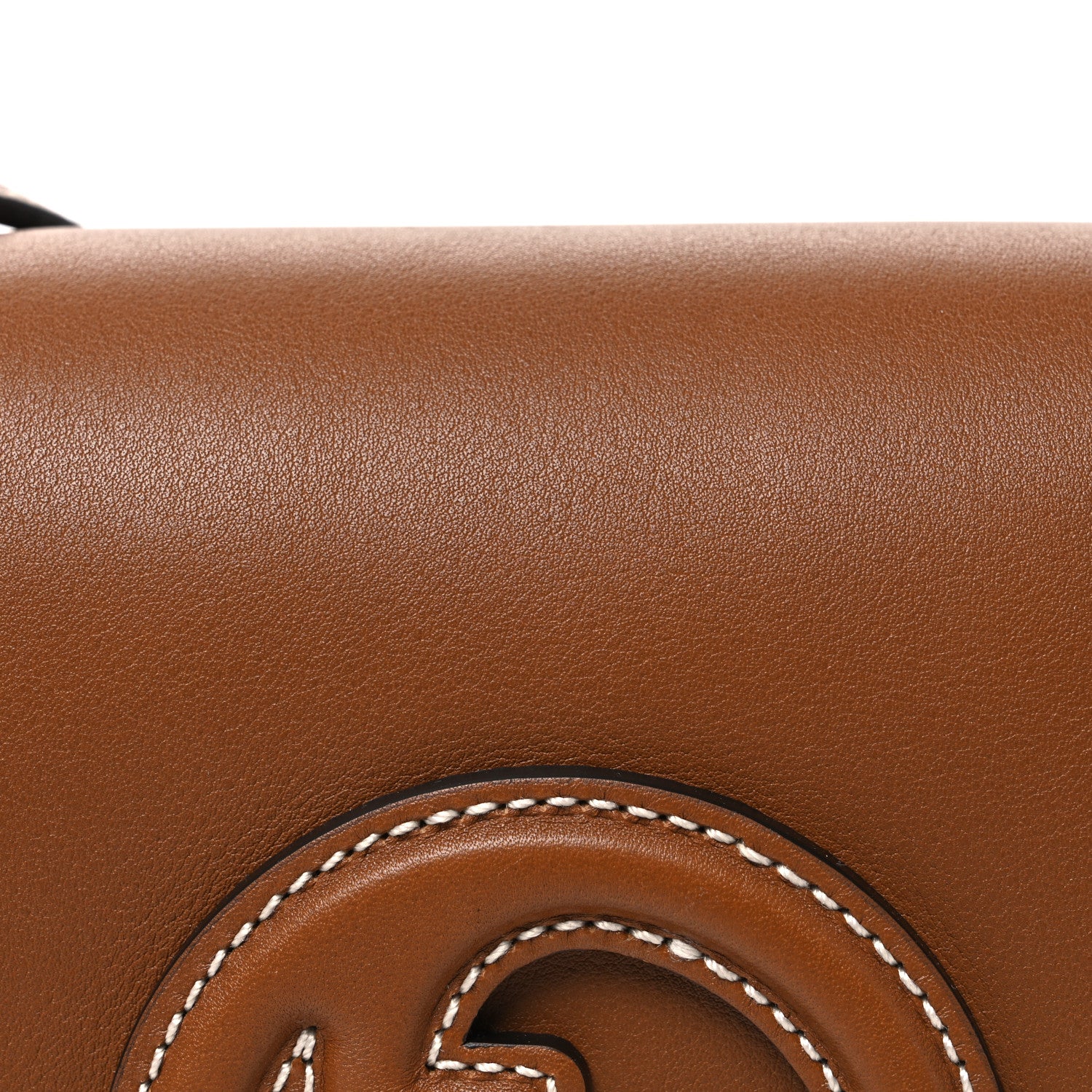 Gucci Roxy Calfskin Medium Blondie Top Handle Bag Brown 8 of 10