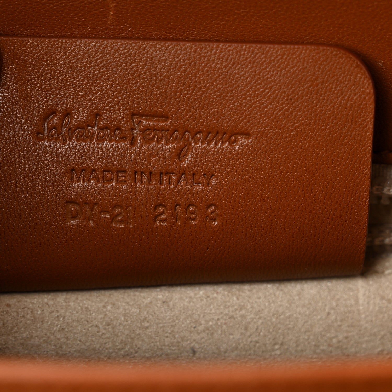 Salvatore Ferragamo Brushed Off Calfskin Small Iconic Top Handle Cuoio 7 of 13
