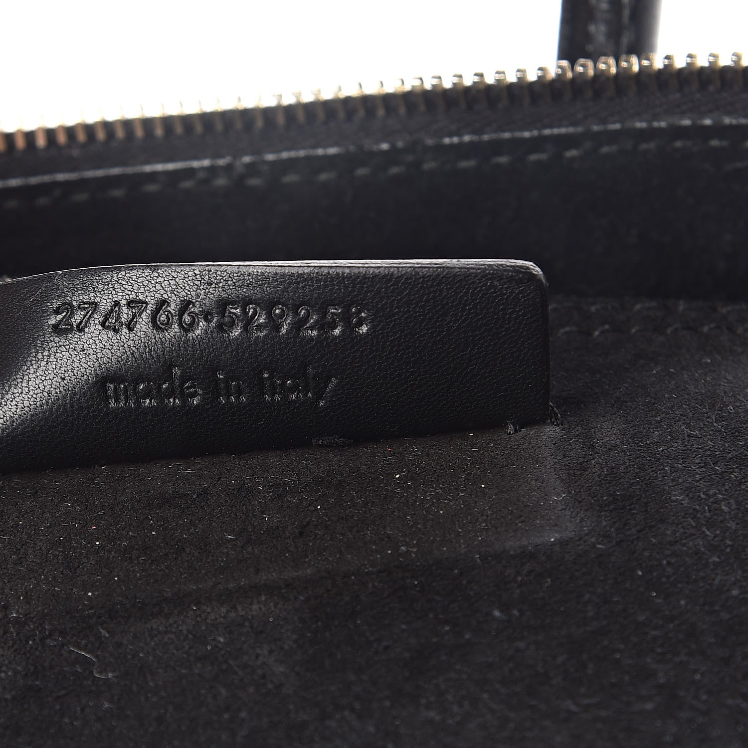 Saint Laurent Textured Patent Muse Two Cabas Black 9 of 9