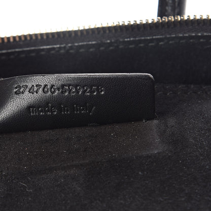 Saint Laurent Textured Patent Muse Two Cabas Black 9 of 9