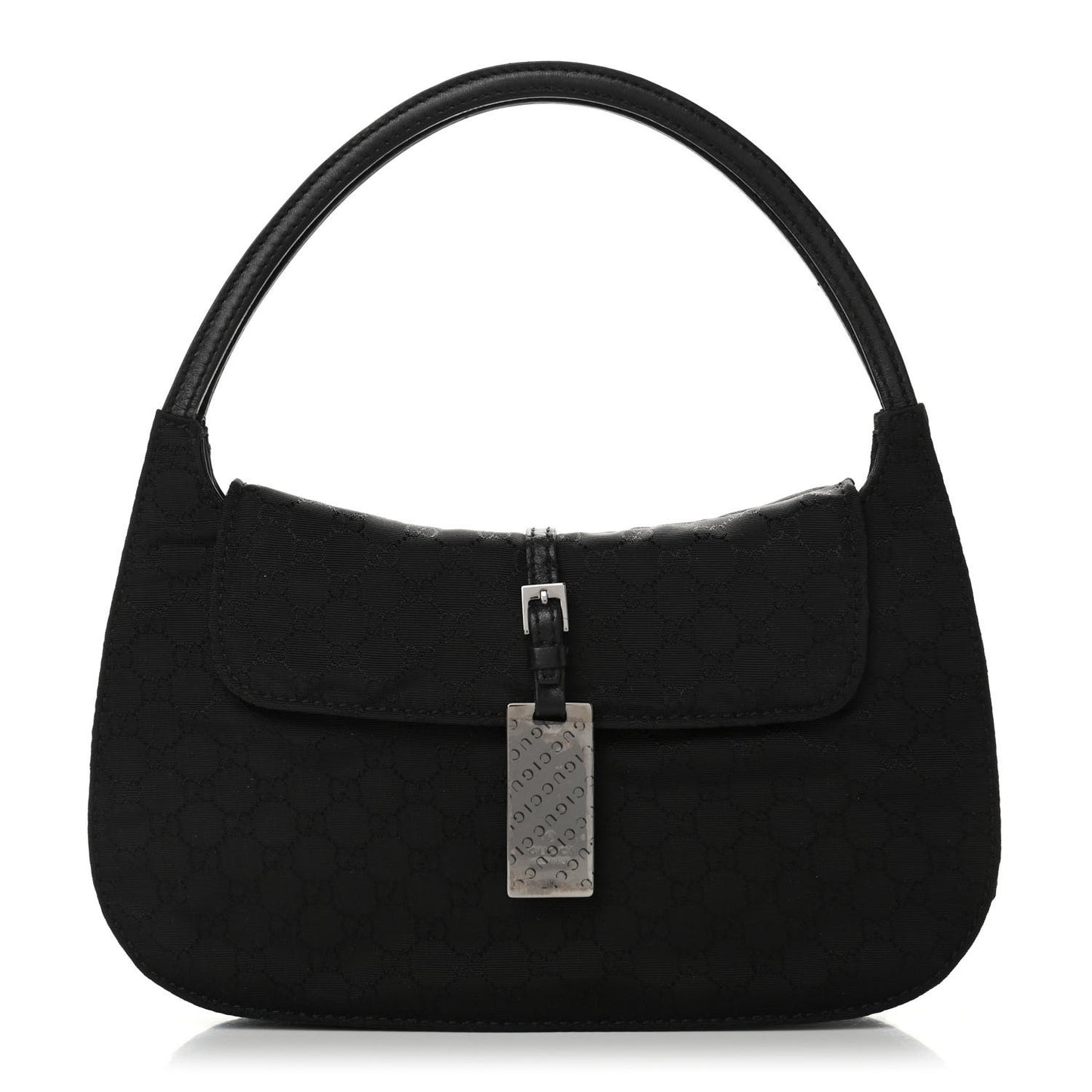 Monogram Hobo Black