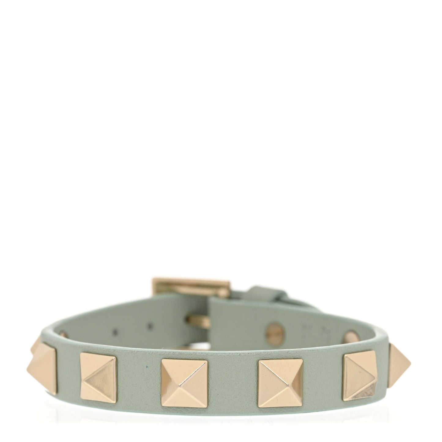 Vitello Rockstud Bracelet Light Blue