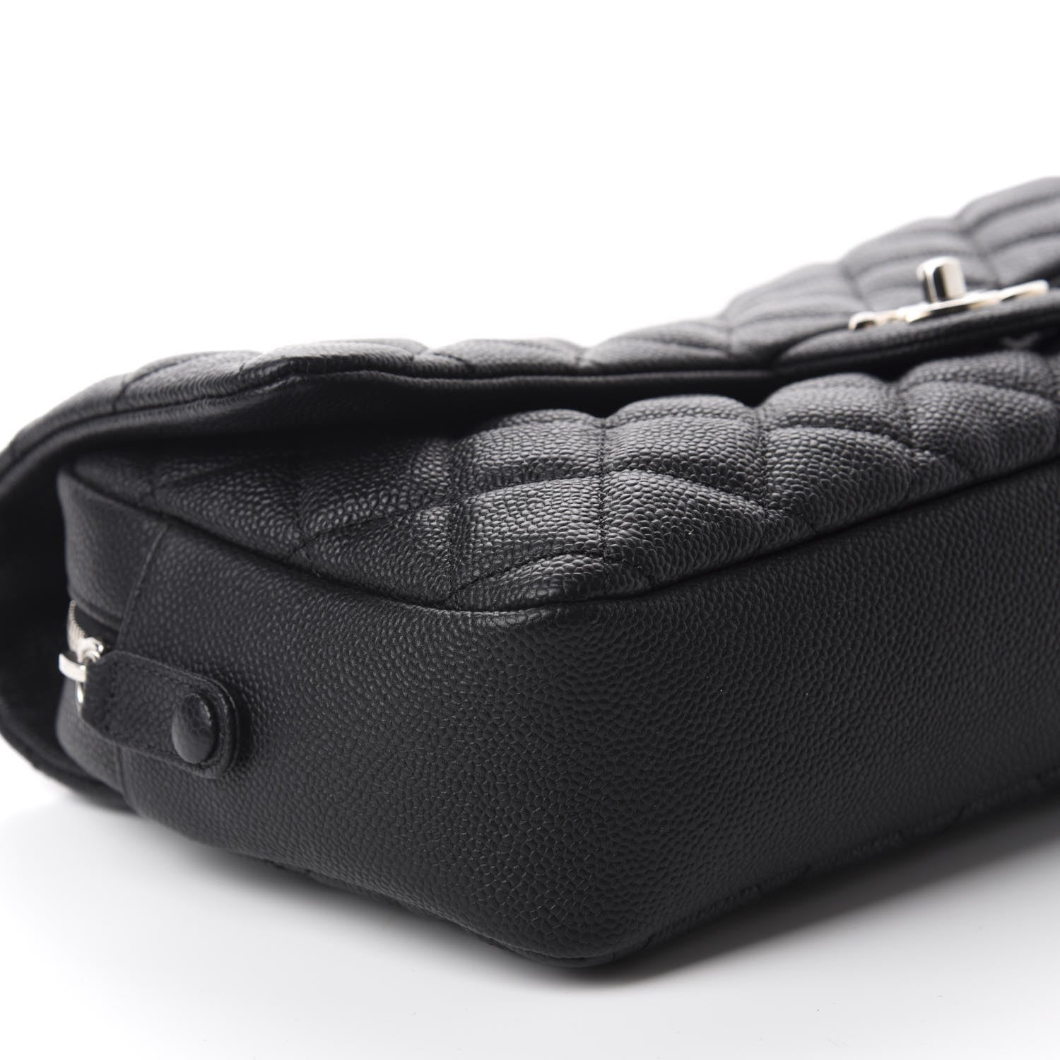 Chanel Caviar Quilted Jumbo Easy Flap Black 6 of 12
