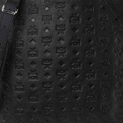 MCM Calfskin Ottomar Large Klara Hobo Black Black 7 of 11