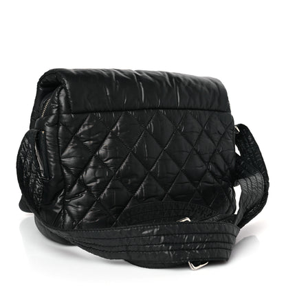 Chanel Nylon Small Coco Cocoon Messenger Bag Black 3 of 9