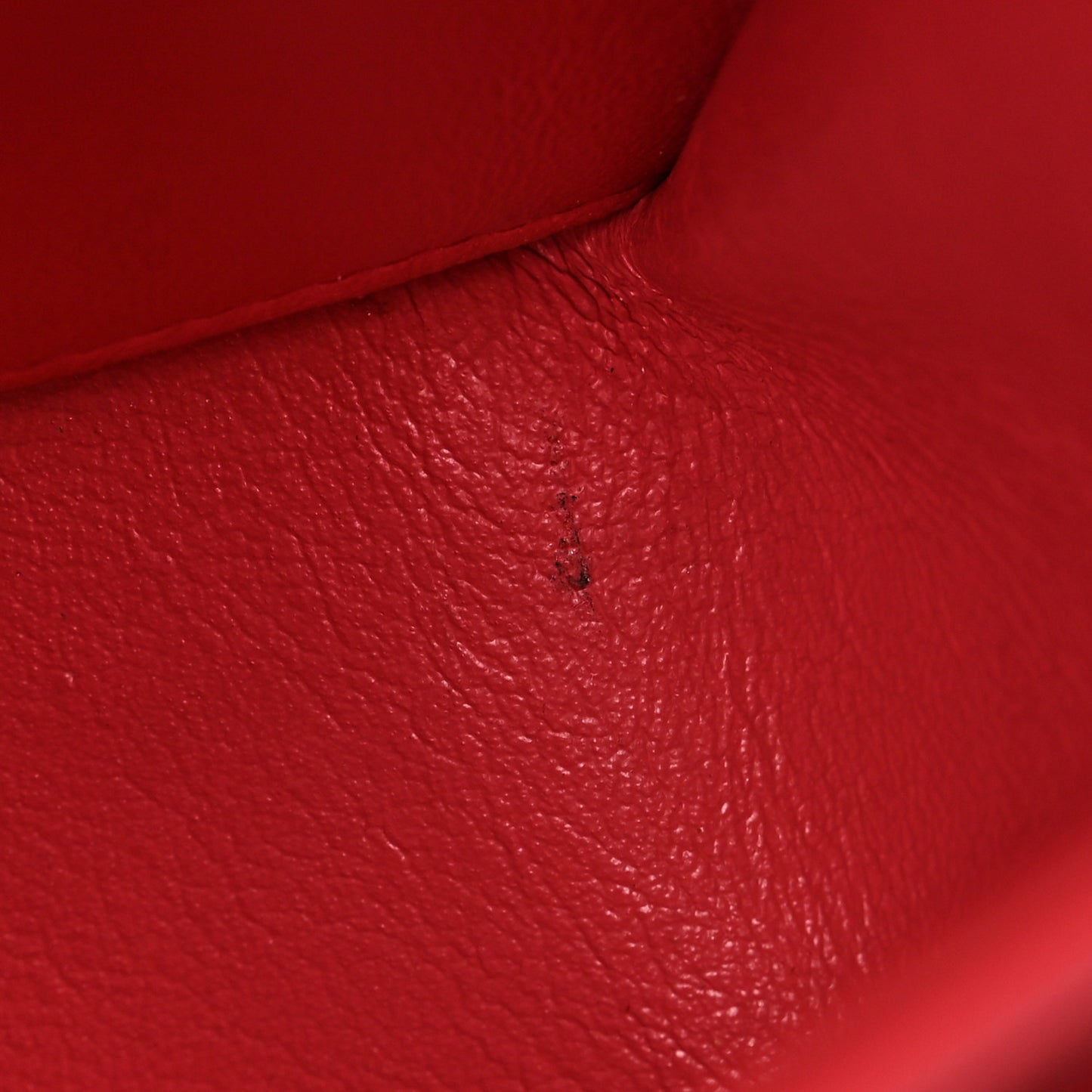 Caviar Quilted Jumbo Double Flap Red