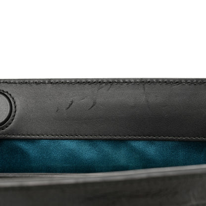 Gucci Suede Patent GG Web Small Ophidia Chain Shoulder Bag Black 12 of 14