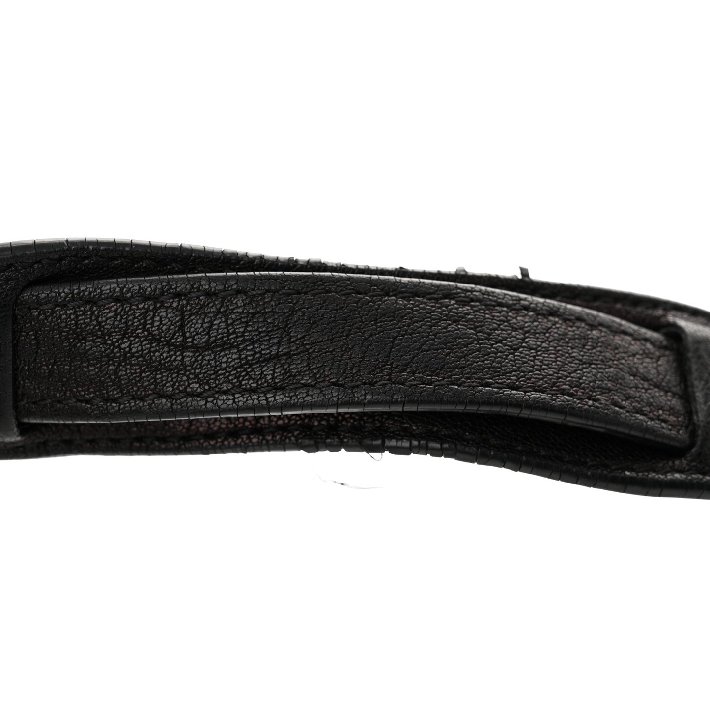 Pebbled Lambskin Rocco Black Antique Brass Hardware