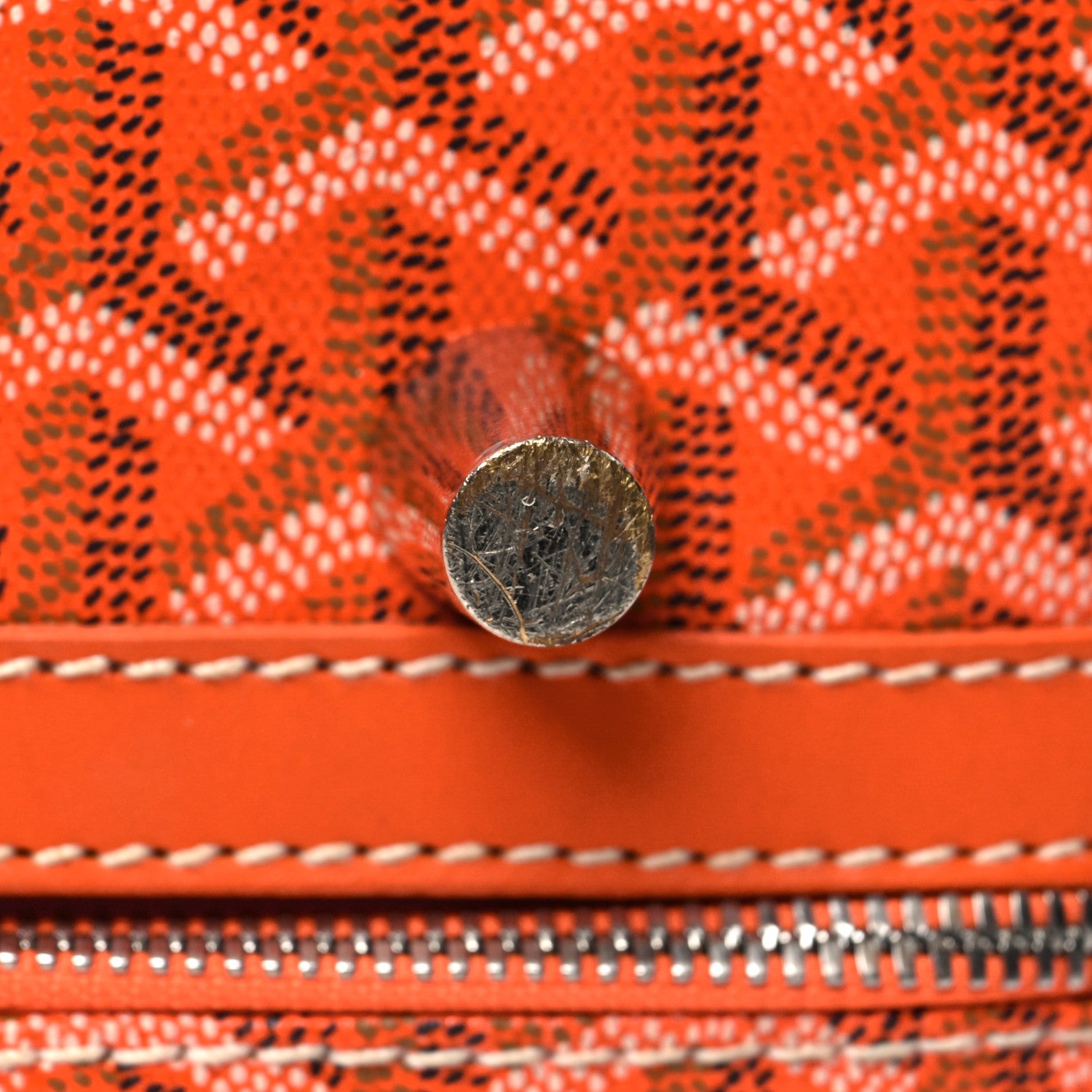 Goyard Goyardine Rolling Suitcase Trolley PM Orange 25 of 25