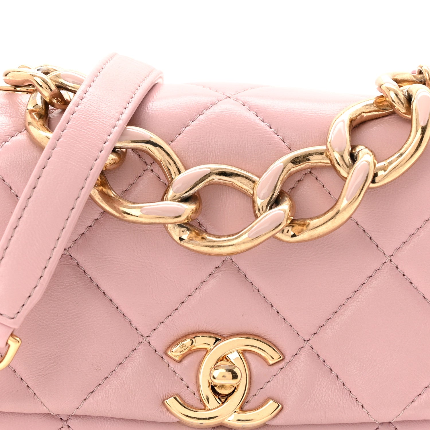 専用マリーローズ様 CHANEL2点 Chanel Lambskin Quilted Mini Color Match Flap Light Pink 1848465