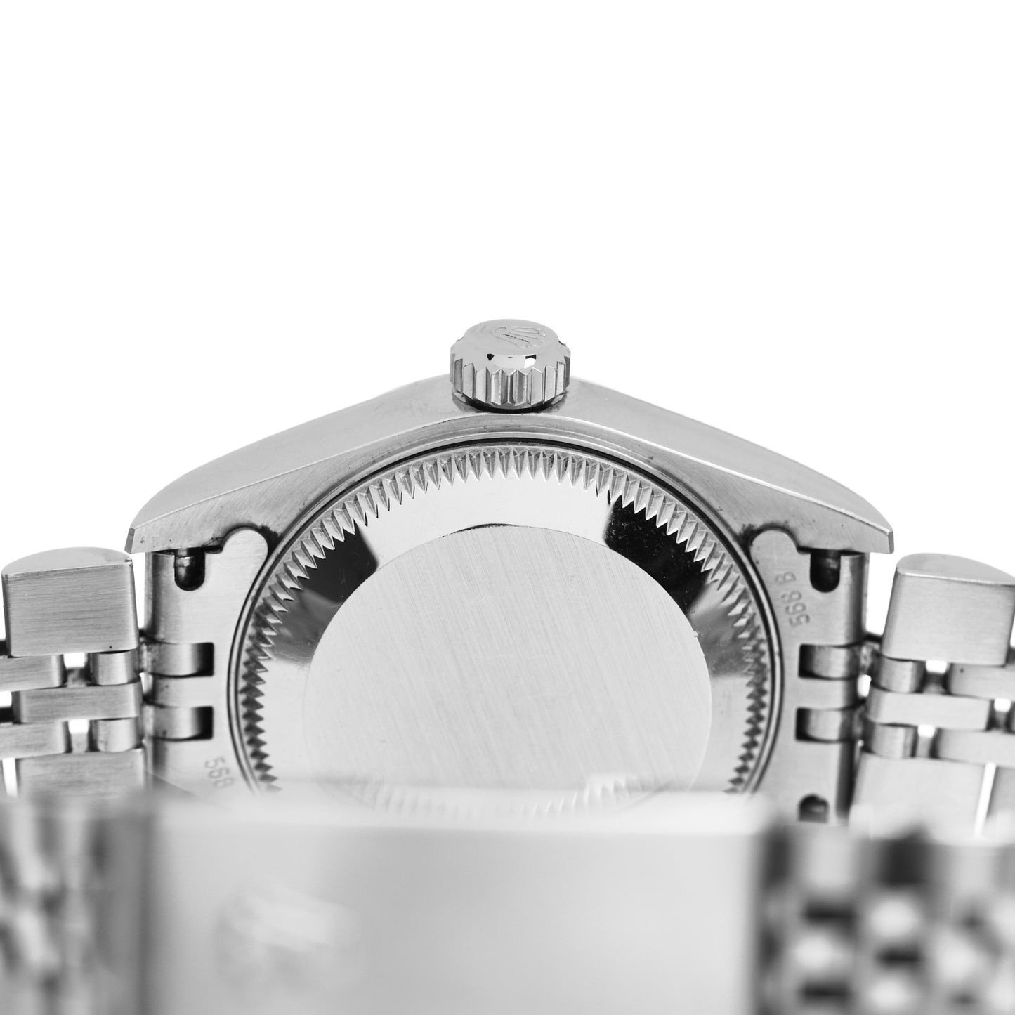 Stainless Steel 18K White Gold Diamond 26mm Oyster Perpetual Datejust Watch Silver Jubilee 179174
