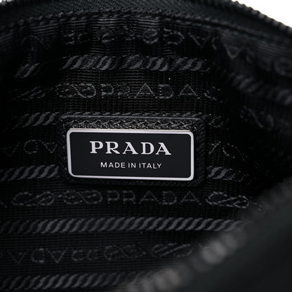 Prada Re-Nylon Saffiano Pocket Zippered Shoulder Bag Black 6 of 8