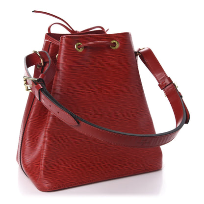 Louis Vuitton Epi Petit Noe Castillan Red 3 of 9