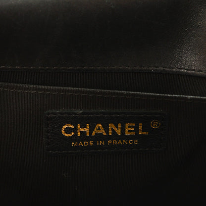 Chanel Lambskin Quilted Medium Boy Flap Black 6 of 8