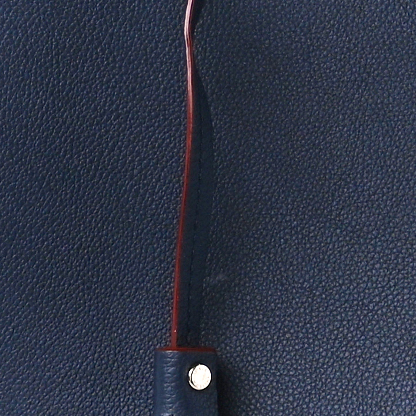 Calfskin Lockmeto Marine Rouge