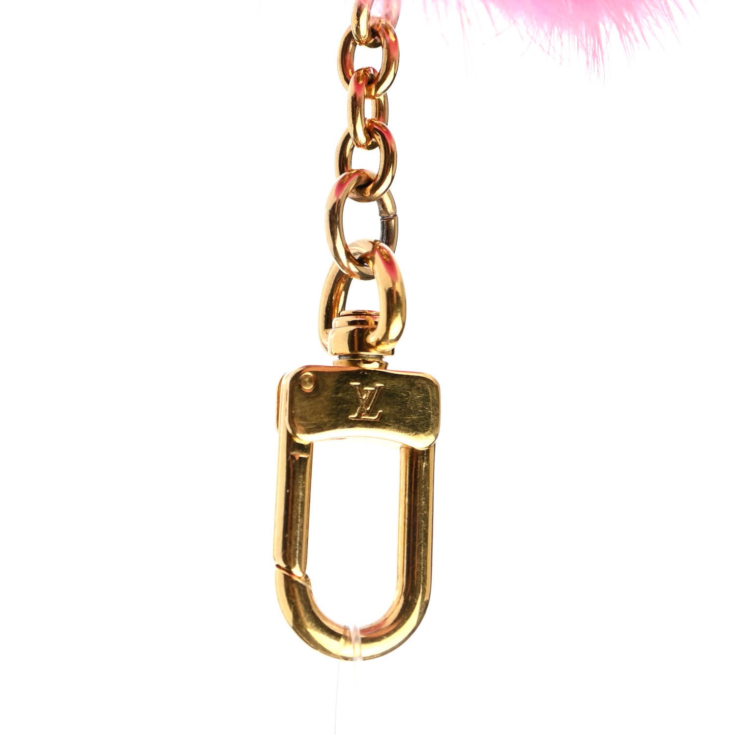Mink Fluo Bubble Bag Charm Key Holder Pink