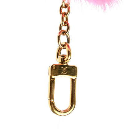 Louis Vuitton Mink Fluo Bubble Bag Charm Key Holder Pink 3 of 4