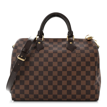Louis Vuitton Damier Ebene Speedy Bandouliere 30 1 of 10