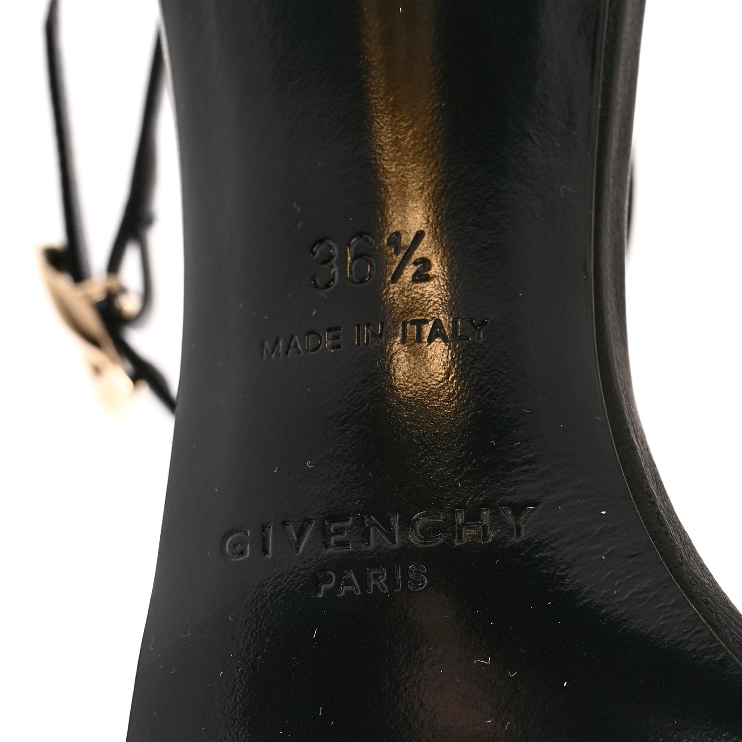 Givenchy Smooth Nappa G Cube 85mm Sandals 36.5 Black 7 of 9