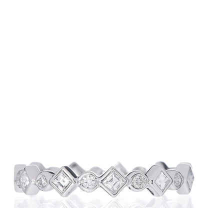 Tiffany Platinum Diamond Jazz Band Ring 50 5.25 3 of 5