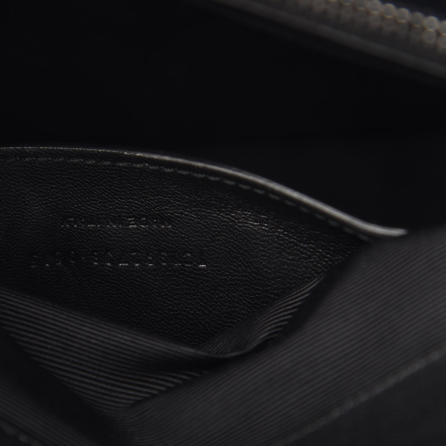 Saint Laurent Sheepskin Matelasse Chevron Monogram Large College Satchel Black 7 of 11