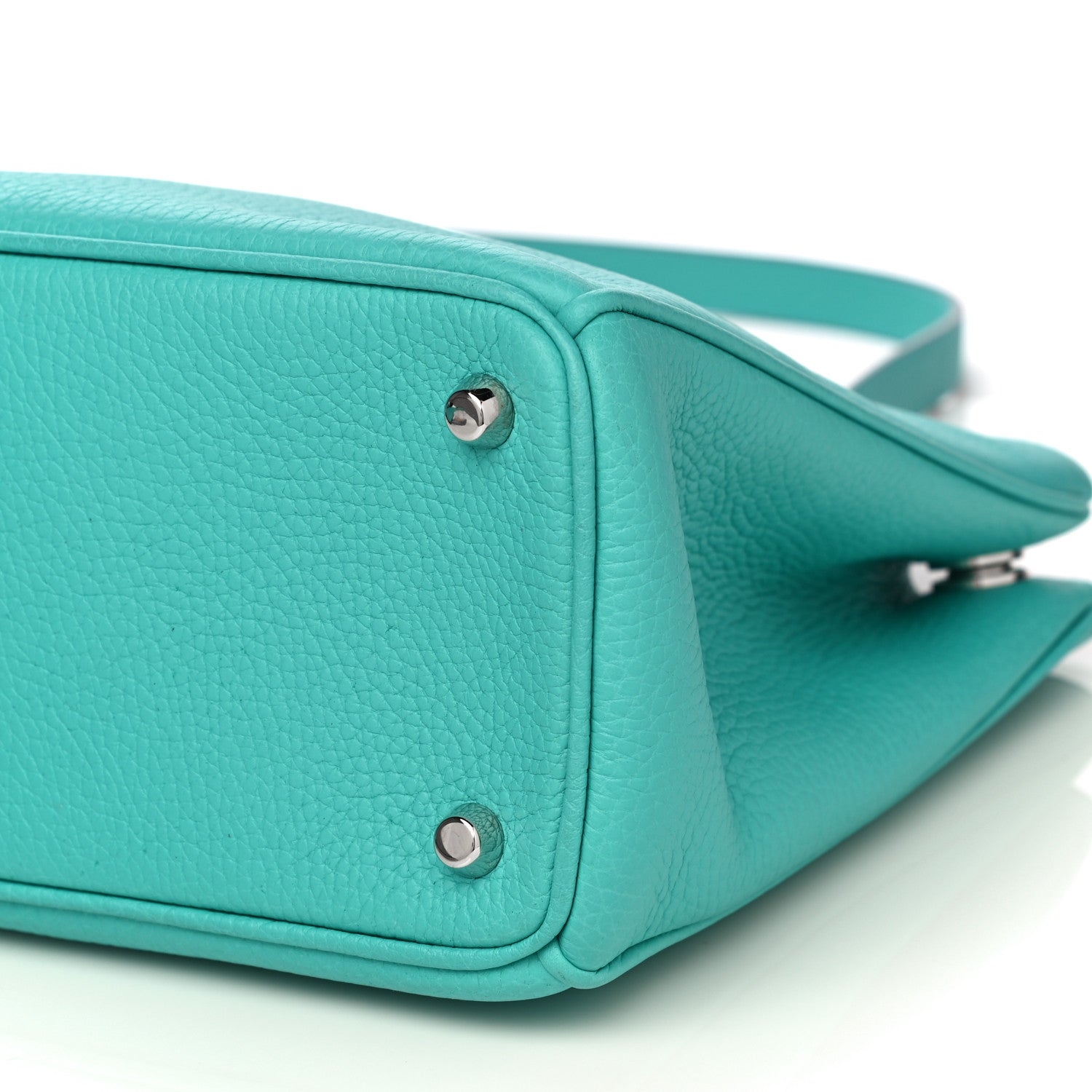 Christian Dior Bullcalf Medium Diorissimo Tote Turquoise 12 of 15