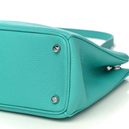 Christian Dior Bullcalf Medium Diorissimo Tote Turquoise 12 of 15