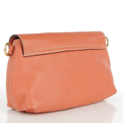 Chloe Calfskin Marcie Pochette Crossbody Bag Coral 3 of 8