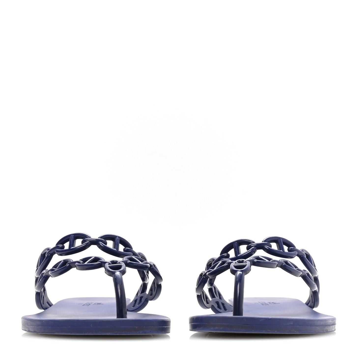Rubber Chaine d'Ancre Island Sandals 37 Bleu Smalt