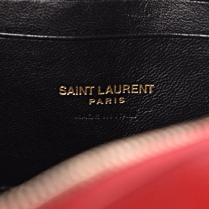 Saint Laurent Grain De Poudre Matelasse Monogram Mini Lou Camera Bag Eros Red 5 of 10
