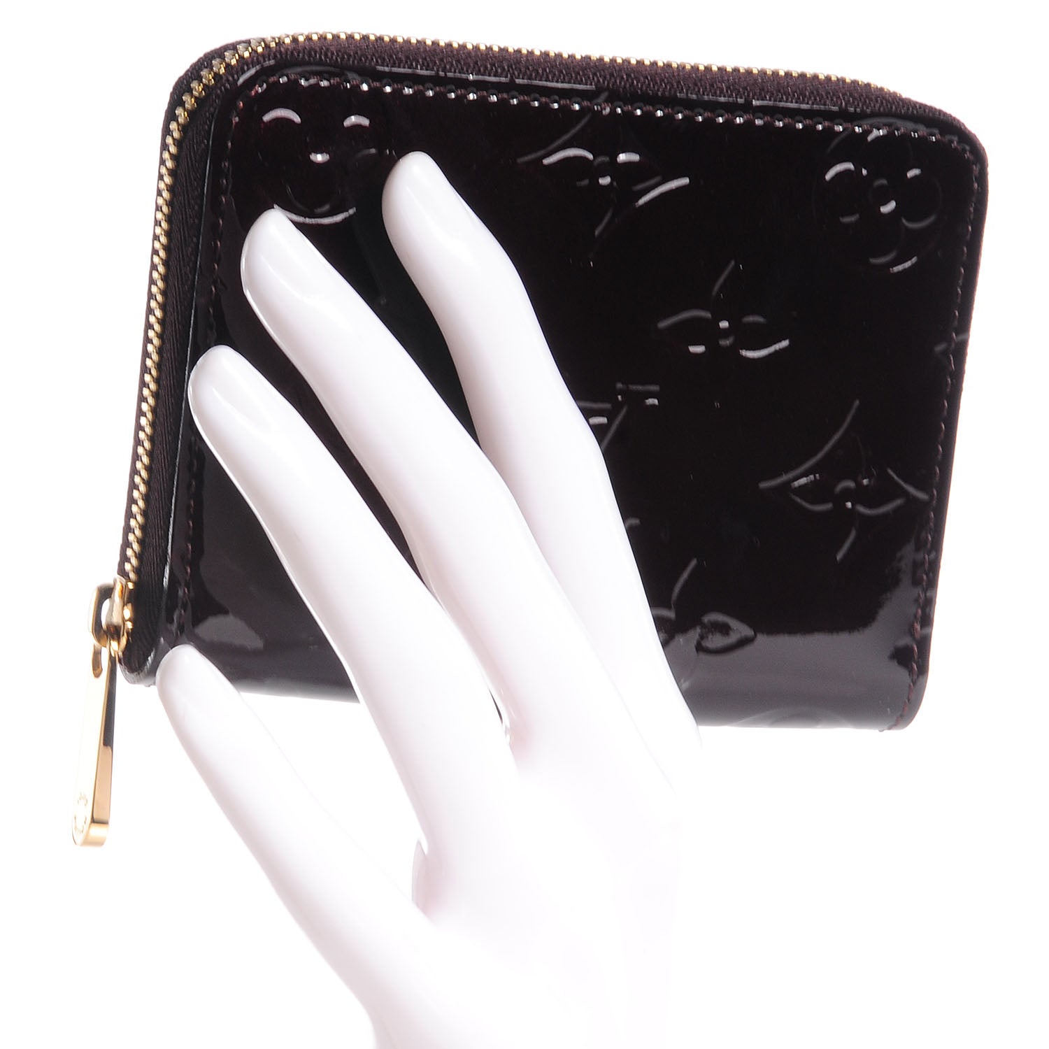 Louis Vuitton Vernis Zippy Coin Purse Wallet Amarante 2 of 8