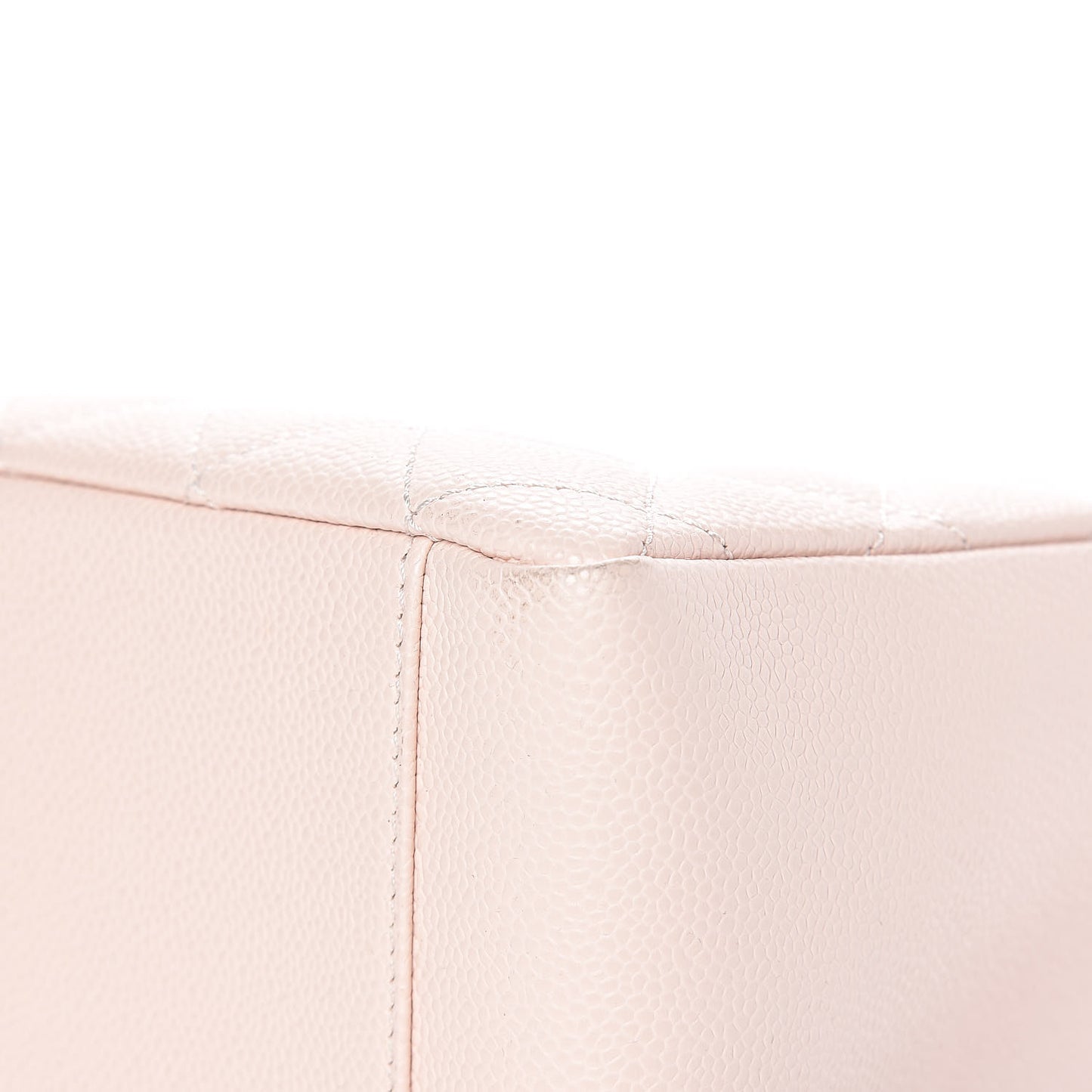 Caviar Quilted Grand Shopping Tote GST Light Pink