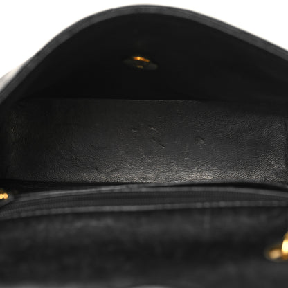 Chanel Lambskin Quilted Mini Square Flap Bag Black 5 of 13
