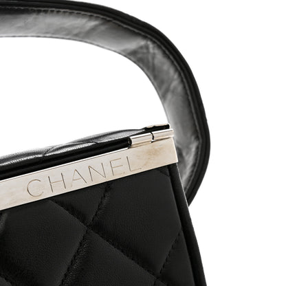 Chanel Lambskin Quilted Box Bag Black 11 of 11