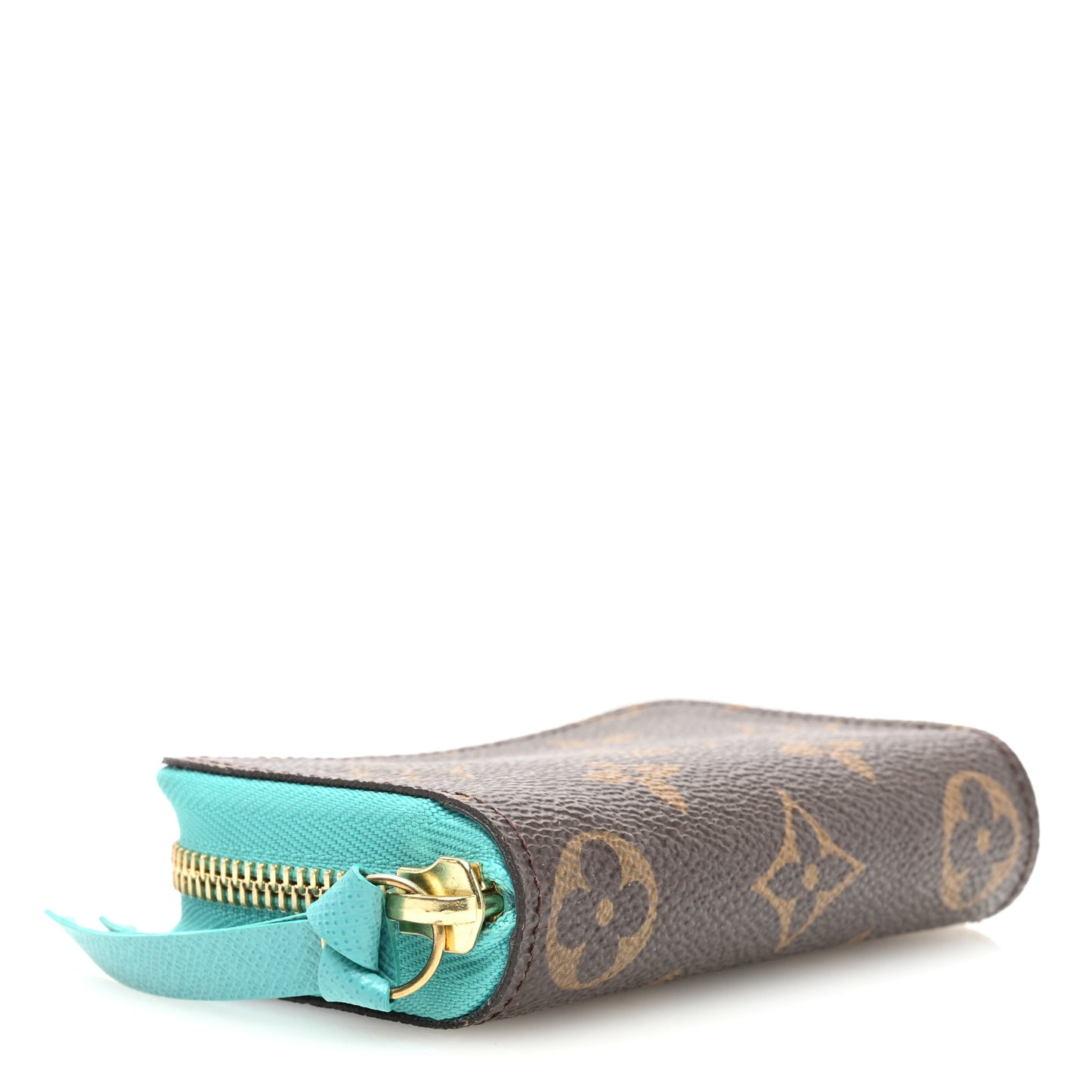 Monogram Zippy Multicartes Turquoise