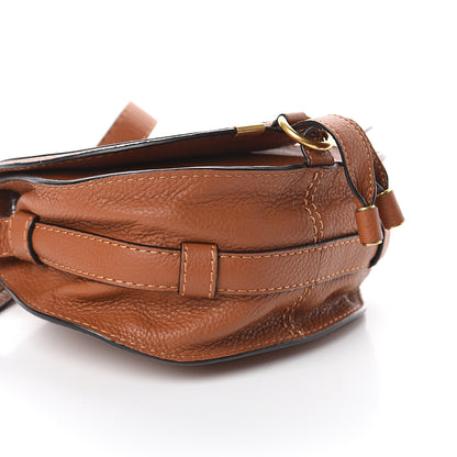 Chloe Calfskin Mini Marcie Round Crossbody Bag Tan 7 of 8
