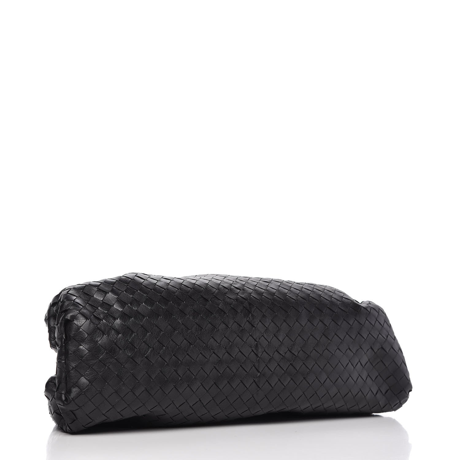 Bottega Veneta Nappa Maxi Intreccio The Pouch Oversized Clutch Black 4 of 10